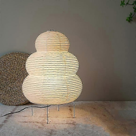Japanese Creative Tripod Floor Lamp Bedroom Bedside Desktop White Rice Paper Table Lamp Home Hotel Loft Lighting Deco StandLight_The Ultimate Gift