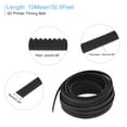 thumbnail image 2 of Unique Bargains Black Timing Belt Rubber 10 Meter Circumference 6mm Width Opening Fit Synchronous Pulley Wheel for 3D Printer, 2 of 6