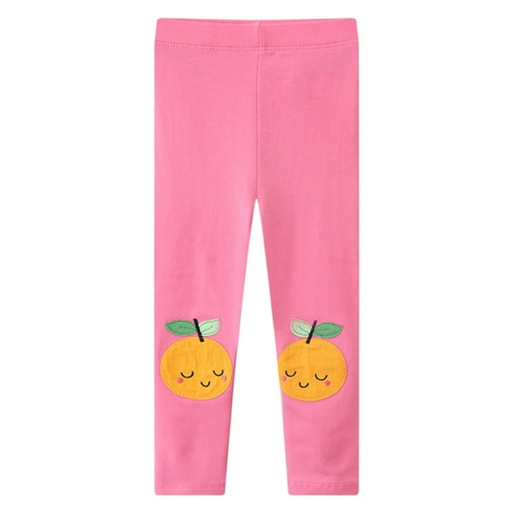Zshosam Leggings Baby Girls Fleece Lined Leggings Kids Winter Warm Athletic Yoga Pants Size 3T 4T,(Pink 3-4 Years)