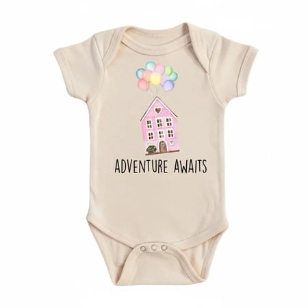 Balloons Adventure Newborn Gift Baby Bodysuit