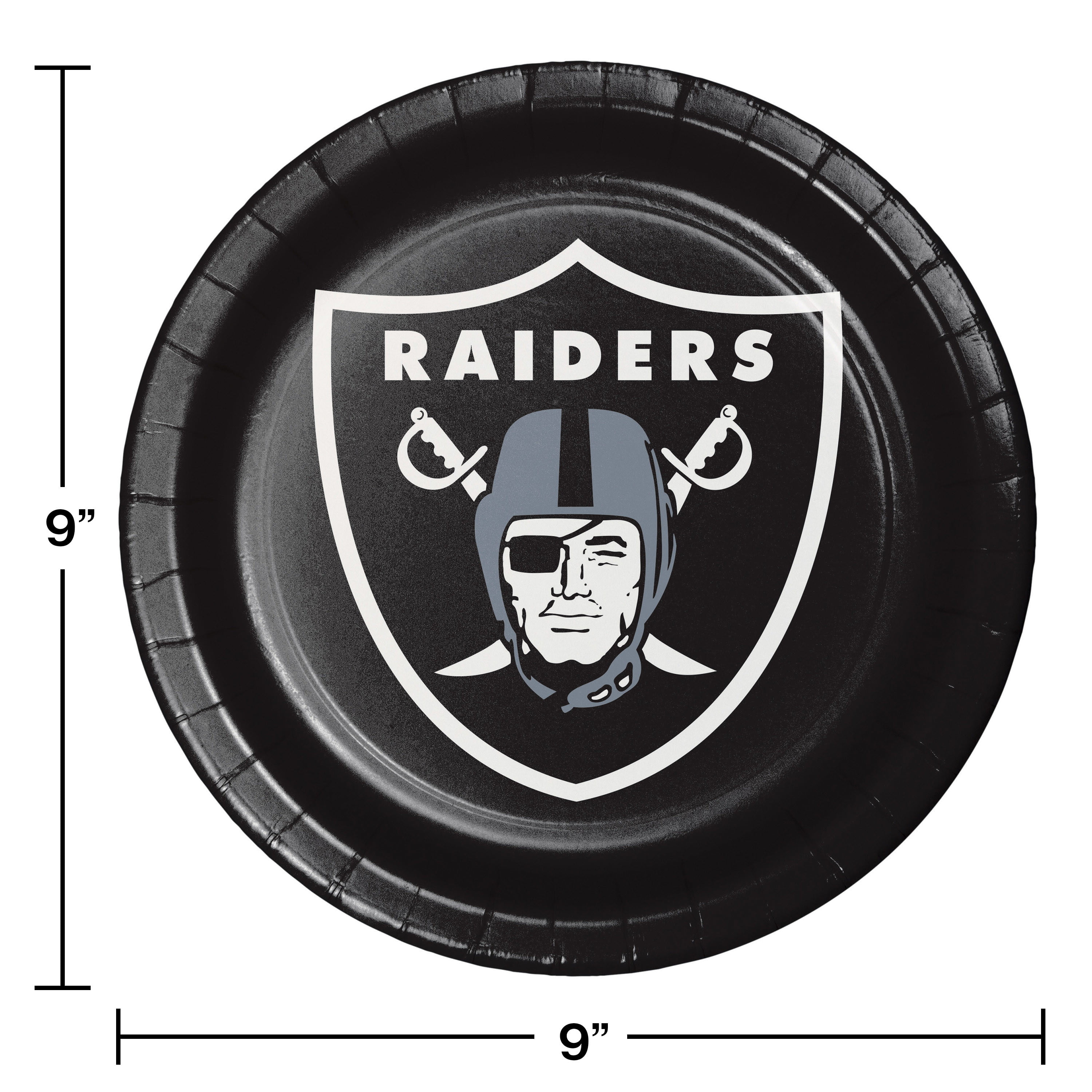 Set of 2 Dodgers / Raiders Black Plastic or Aluminum Car License