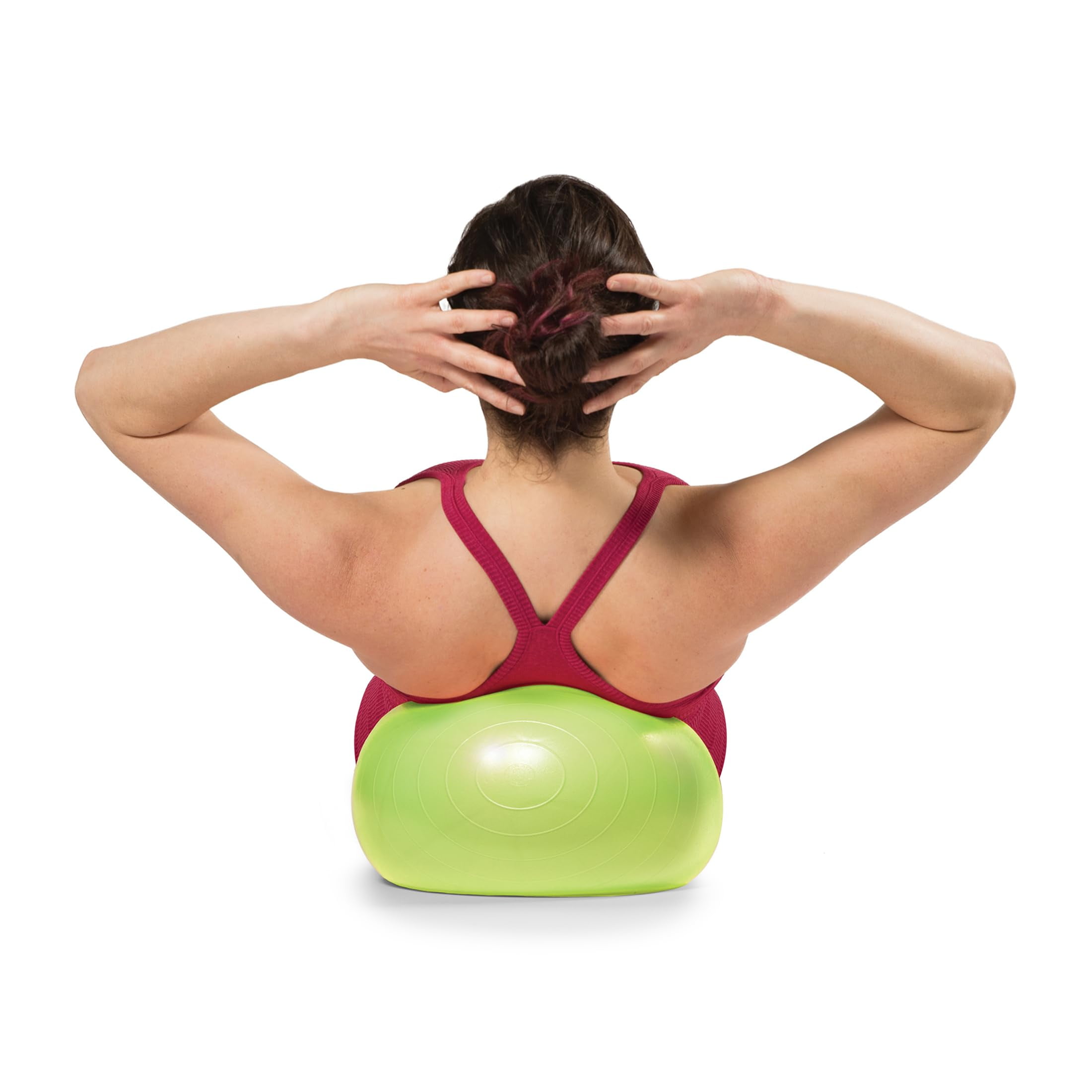 OPTP Soft Movement Ball - 12 Inch Exercise and Pilates Ball for Yoga and Core Stability, Soft Inflatable Physical Therapy Ball Features Easy-Grip Texture