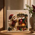 thumbnail image 6 of DIY Christmas Cat Pearl Diamond Painting Art Kit, Christmas Pearl Beads Art Craft for Adults Beginner, Gemstone Diamond Dots Beads for Home Wall Decor, Gift for Cat Lovers (Y-Cat E), 6 of 6