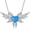 Angel Wings 1, variant on 925 Sterling Silver Angel Wing Opal Necklace for women Guardian Angel Jewelry Gift