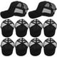 thumbnail image 1 of 10 gorras de béisbol de malla en blanco para sublimación, con impresión por transferencia térmica, para manualidades., 1 of 7