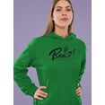 thumbnail image 2 of Boo. Cute Little Ghost And Heart Hoodie Women -Image by Shutterstock, Female 5X-Large, 2 of 4