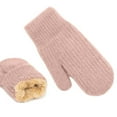 thumbnail image 1 of Winter Warmth Soft Mittens For Outdoor Activities Lined Thermal Comfort Hand For Home Casual Wear, 1 of 8