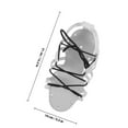 thumbnail image 2 of FUTUREORYY 1 Set Lawn Aerator Shoes for Soil Ventilation 31x5.5in, 2 of 6