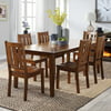 Better Homes & Gardens Bankston Expandable Dining Table with Leaf, Mocha Finish