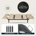 thumbnail image 6 of Amolife Basic King Size Ergonomic Adjustable Bed Frame Base with Upgraded Motor 2.0, Independent Head & Foot Incline, Wireless Remote Control, Base Only, 6 of 10