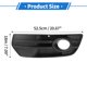 thumbnail image 4 of 1pc Cubierta de rejilla de luz antiniebla frontal izquierda para Audi Q5 2009-2012 No.8R0807681A ABS Negro, 4 of 7