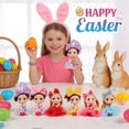 thumbnail image 3 of 12 Pack Prefilled Easter Eggs With Dolls And Bracelets, Easter Basket Stuffers And Party Favors For Kids And Toddler Girls, 3 of 7