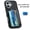 Black, variant on Wallet Case for Apple iPhone 17, Build in Cards Slots Heavy Duty Shockproof Stand Bumper Phone Cover Case for Women Men, Black