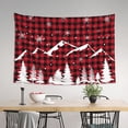 thumbnail image 4 of Xecao Christmas Tree Buffalo Plaid Print Tapestry, Wall Hanging Room Funny Decor, Backdrop Room Decor for Bedroom Living Room dormitory, 4 of 8
