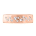 thumbnail image 3 of 1/4 Carat Diamond Unisex Wedding Band Ring in 14K Rose Gold (Ring Size 12.25), 3 of 3