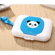 Puloru 1PC Baby Wipes Case Wet Wipe Box Dispenser For Stroller Portable Rope Lid Covered Tissue Box