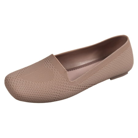 

Blphud Comfortable Shoes for Women Work Summer Shoes for Women 2024 Women Shoes Women Mesh Shoes Fashionable New Pattern Solid Color Simple and Flat Bottomed Lightweight and Comfortable Shoes 40