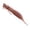 Brown, variant on 10Pcs 1.9in Jointed T-Tail Soft Fishing Baits, Realistic Swimming Action Lures with Sparkle Flakes, Paddle Tail Swimbait for Saltwater and Freshwater, Brown