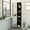 Wenge#3, variant on Wooden Cabinets, Wenge 5-Shelf Linen Cabinet with Mirror, Wenge Living Room Cabinets,Particle Board Cabinets With Doors, Furniture Primary Living Space Cabinets