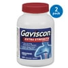 (2 pack) (2 Pack) Gaviscon Extra Strength Chewable Antacid Tablets, Original Flavor, 100 Ct