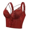 thumbnail image 2 of Lace Design Shapewear Bra for Everyday Comfort with Wide Band Support and Enhanced Lift Smooth Side Support Push Up Plus Thick Cup, 2 of 5