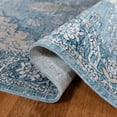 thumbnail image 6 of SAFAVIEH Victoria Jackalyn Floral Bordered Area Rug, Blue/Grey, 3' x 5', 6 of 7
