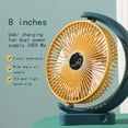 thumbnail image 6 of Vikakiooze New Year Savings! Desk Fan Rechargeable, USB Battery Operated Fan 3 Speed, Small Box Fan For Bedroom Office Home Promotion on sale, 6 of 8