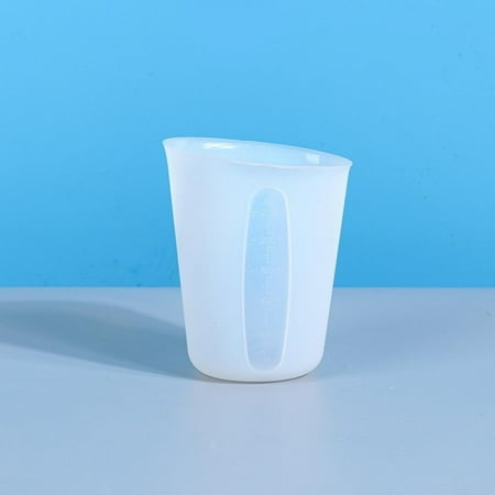 

Final Clearance!! 250ml DIY Casting Mold Reusable Food-grade Silicone Measuring Cup Suitable For Casting Mold White