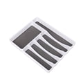 thumbnail image 1 of Cutlery Tray, White, Gray Base, 40 X 32 X 4.5 Cm, 1 of 5