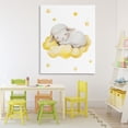 thumbnail image 3 of Stupell Industries Eclectic Sleeping Sheep on Yellow Cloud Canvas Art, 36 x 48, by LSR Design Studio, 3 of 8