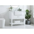 thumbnail image 2 of 36 inch single bathroom vanity in white, 2 of 8