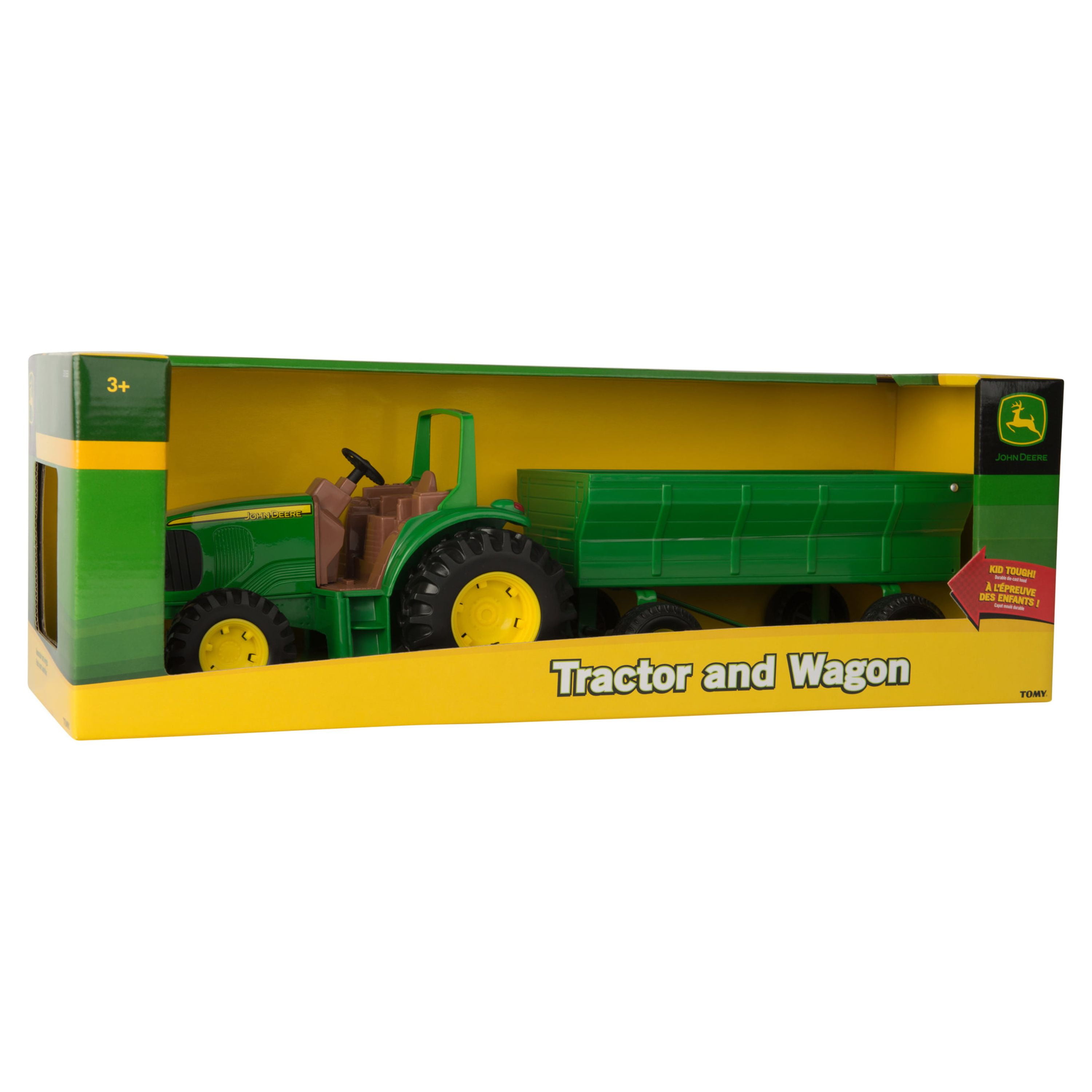 John deere tractor and wagon sales toy