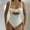 White bathing suits for women, variant on Wycnly Womens Swimsuits Modest Swimsuits for Women Modest Swimsuits Two Piece Swimsuits Summer Hollow out Push up Slim Fit Tankini Swimsuit Swimsuits Women's Swimsuits