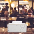 thumbnail image 2 of CIMAXIC 1pc Tissue box Highend Business Tissue Box Tissue Storage Box Tissue Holder,7.48"X4.72"X3.94", 2 of 5