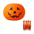 thumbnail image 1 of Luz Led De Halloween, Linterna De Calabaza Naranja, Suministros De Vacaciones Para Patio, Jardín, Césped Guardurnaity HA045204-02, 1 of 6