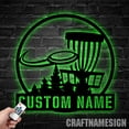 thumbnail image 5 of Craftnamesign Custom Disc Golf Metal LED Light, Personalized Disc Golf Name Sign, Golf Club Decor, 5 of 5