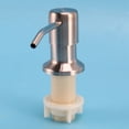 thumbnail image 4 of Soap Dispenser for Kitchen Sink Built in Countertop Soap Dispenser Pump Head with 46 inch Extension Tube Kit (Silver), 4 of 8