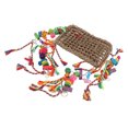 thumbnail image 4 of Pet Climbing Net, Comfortable Safe Bird Climbing Straw Net With Stainless Steel Chains For Birds, 4 of 8