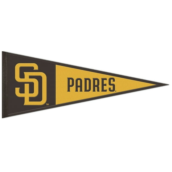WinCraft San Diego Padres 13" x 32" Wool Primary Logo Pennant