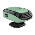 thumbnail image 3 of Ventilador portátil de calentamiento rápido para coche, calentador de 150W, 5x4,3x3,3 pulgadas, Base giratoria de 180  degree de bajo ruido para accesorios , 24v verde, 3 of 8