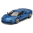 thumbnail image 2 of Ferrari 296 GTB Blue Corsa 1/64 Diecast Model Car by BBR, 2 of 5