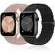 thumbnail image 1 of Solo Loop Compatible with Apple Watch Band 42mm 44mm 45mm 49mm, iWatch Series 8 7 6 5 4 3 2 1 SE Ultra, for Men/Women, 2 Pack., 1 of 4