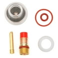 thumbnail image 2 of Kit de Antorcha Tig, Juego de Vasos de Vidrio Con Pinza de Lente de Gas Accesorios de Soldadoura Tig Kit de Antorcha de Soldadoura WP Accesorios Con Cuerpo de Pinza de Cobre y Copa, 2 of 7