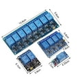 thumbnail image 5 of Joernso 5V/12V/24V 1/2/4/8 Channels Relay Module Board Good Anti-interference Strong Driving Ability Components Sturdy Mini Relay Board for Workshop, 5 of 8