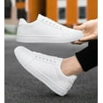 thumbnail image 6 of Men's Fashion Sneakers White Shoes for Men Casual Breathable Shoes, 6 of 9