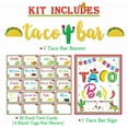 thumbnail image 4 of Kitticcino UV Resistant Adult and Teen Taco Bar Decoration Banner, Paper Multicolor, 22 Count, 8", 4 of 4
