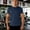 Navy, variant on YLSDY Men's Quick Dry Ribbed T-Shirts Basic Solid Color Crew Neck Short Sleeve Tees Black S