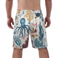 thumbnail image 3 of NICKSUN Men's Swim Trunks, Cute Print Quick Dry Summer Board Beach Shorts with Mesh Lining and Pockets, 3 of 6