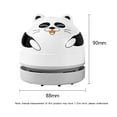 thumbnail image 4 of Desk Mini Desktop Vacuum Cleaner Cute  Cordless Table Dust Sweeper Cartoon Vacuum USB Rechargeable Battery Operated for Cleaning Dust Crumbs Hairs Scraps for Keyboard Home Office, 4 of 7