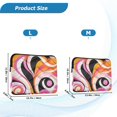thumbnail image 4 of FORMRS 13-13.3 inch Laptop Sleeve Case Soft Carrying Quilted Computer Bag Cover, Swirling Circles, 4 of 7